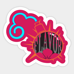 flavor bome Sticker